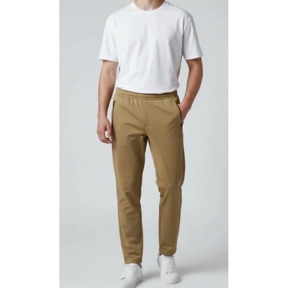 Mens Public Rec Pull On Pants Performance Stretch Comfort Zip Pockets 34 Nylon‎
